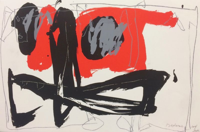 Michèle Destarac, Serigrafi 2018 sort/rødt